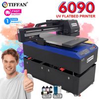 Printer UV Flatbed 6090 A1 Kecepatan Tinggi Kualitas Tinggi untuk Label 3D dengan Tinta Lembut Kepala I3200 Printer UV Format Besar A1