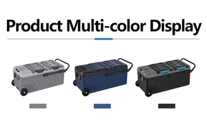 Réfrigérateur à compresseur de camping portable 80 litres avec affichage numérique, grande capacité avec double zone de refroidissement, NO.C053-080 d'article - Product Image 2