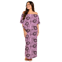 Ensemble 2 Pièces Tendance pour Femme : Haut à Manches Courtes et Robe Longue Imprimé Floral Hawaïen – Vêtements Décontractés Amples pour l'Été (Vente en Gros, Personnalisable)