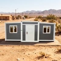 Villa préfabriquée de luxe prête à l'emploi de 20 pieds ou 40 pieds, maison mobile extensible en conteneur à vendre