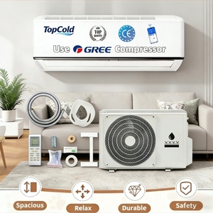 Climatiseur split intelligent avec commande WiFi, 9000-12000 BTU, commande vocale, fonctionnement ultra silencieux pour les petits appartements - Product Image 1