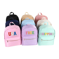 Keymay EE. UU. Almacén Envío gratis Personalizado Volver a la escuela Impermeable Niño Niña Mochila escolar de nailon Mochila escolar de alta calidad