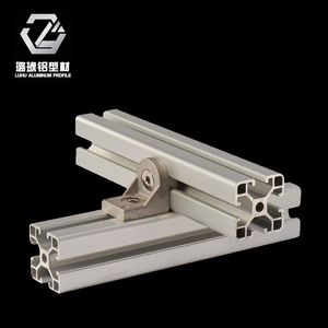 Profilé en aluminium Luhu, support d'angle en aluminium pour connecteurs d'extrusion en aluminium et support de direction - Product Image 2