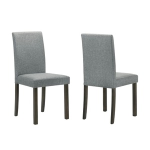 Sillas de Comedor Modernas y Acolchadas con Asiento de Pana y Patas de Madera Maciza para Hogar, Dormitorio, Cocina, Hotel y Escuela - Product Image 1