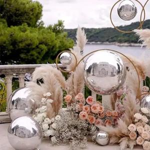 PVC Grande <span class=keywords><strong>Boule</strong></span> Métallique à Paillettes <span class=keywords><strong>Boule</strong></span> <span class=keywords><strong>Lumineuse</strong></span> Gonflable Géante Ballon Miroir Lisse Décoration Argentée <span class=keywords><strong>Boule</strong></span> <span class=keywords><strong>Lumineuse</strong></span> - Product Image 2