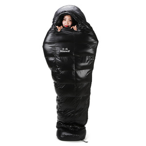 Sac de couchage d'hiver Hikeon -40 degrés - Unisexe - Sac de couchage en nylon extra épais - Sac de couchage mummy - Très <span class=keywords><strong>froid</strong></span> - 3000g - Chaleur extrême - Imperméable - Product Image 4