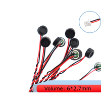 Microphone à condensateur électret omnidirectionnel à capsule anti-interférence avec polarisation arrière 6027 pour la sécurité