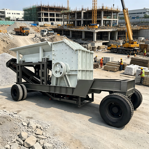 Vente directe usine – Roulement de moteur pour concasseur à marteaux mobile RongDing, pour l'extraction de roches, le traitement intensif des carrières de pierres, 20-200 t/h - Product Image 3