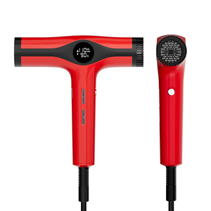 Asciugacapelli Ionico ad Alta Velocità con Motore BLDC 1600W, Asciugacapelli Professionale da Salone con Display LED, Beccucci Magnetici e Diffusore - Product Image 1