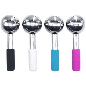 Небьющийся стальной ролик для лица, массажер для холодной кожи, охлаждающий ролик для лица, шеи, шеи, антивозрастной, подтягивающий - Product Image 5