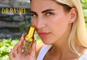 Sérum pour le visage éclaircissant et hydratant DR RASHEL Skin Care Private Label Gold Collagen <span class=keywords><strong>Caviar</strong></span> 8 en 1 Elastin, 40 ml - Product Image 5