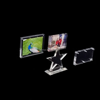 Cadre Photo Numérique Transparent Coloré Mignon Mini Grand Rond Petit Unique Plastique 10x15 4x6 A2 A4 A5 Set Acrylique Magnétique
