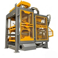 Máquina Automática Hidráulica QT4-15 para Fabricar Bloques de Hormigón, Ladrillos Huecos de Cemento y Ladrillos Sólidos Comunes