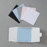 Tissu en microfibre suédé personnalisé en gros pour le nettoyage et le polissage des bijoux, disponible en argent sterling et en or