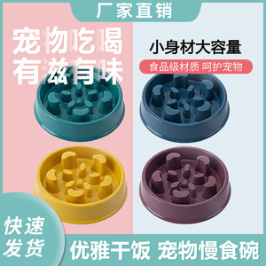 Bol pour chien à alimentation lente Harry YaYa, bleu, épaissi, antidérapant, pour chiens de taille moyenne à grande, alimentation saine, fournitures pour animaux de compagnie - Product Image 3