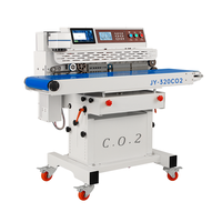 Machine de codage et de scellage au laser CO2 JY-320CO2 avec marquage en vol et convoyeur