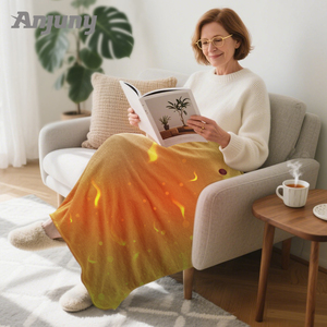 Scalda Spalle Elettrico Anjuny 5V USB con Terapia a 3 Temperature, Logo Personalizzabile, Lavabile, Portatile, Pieghevole e Confortevole per l'Inverno - Product Image 5