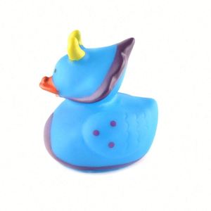 Wholesale Eco-Friendly Vinyl Baby <b>Bath</b> Toy Rhinoceros Duck Model Super Water Pistol Style Plastic Material - Product Image 4