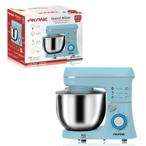 Batteur sur socle AKANE A.86618LB 1400W, Maquina de chef, avec bol en acier inoxydable de 7L, 6 vitesses, protection anti-éclaboussures, crochet <span class=keywords><strong>à</strong></span> pâte - Product Image 3