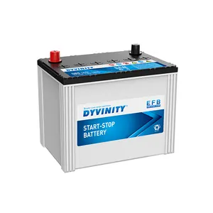 75D23L/Q85 Efb Jis Gratis Onderhoud Batterij Start-Stop Auto Batterijen 12v60ah Voor Auto Motor Start