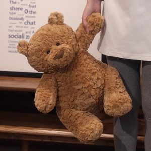 Orsetto di peluche marrone di alta qualità, bambola per macchina artiglio, cuscino per dormire, regalo per bambini, orsetto coccolone - Product Image 1