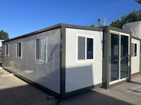 Maison portable modulaire préfabriquée extensible de 20 pieds à installation rapide
