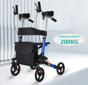 The Elderly Rollator Walker Rollator Walker With <strong>Seat</strong> Lightweight Adult Standing Walker With Wheels <strong>Walking</strong> Mobility Aid <strong>Frame</strong> - Product Image 2