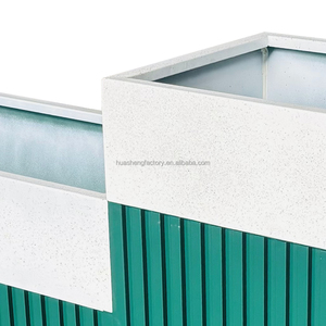 Macetas Metálicas para Plantas, Duraderas, para Jardinería Urbana, Paisajismo, Centros Comerciales Públicos, Macetas de Acero Galvanizado Duraderas Personalizadas de China al por Mayor - Product Image 5