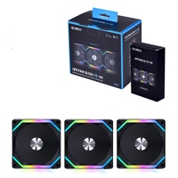Ventilador RGB para PC Lian Li UNI FAN SL120 V2-3B, Nuevo Ventilador de Refrigeración para Juegos con Disipador de Calor de Plástico para Computadora