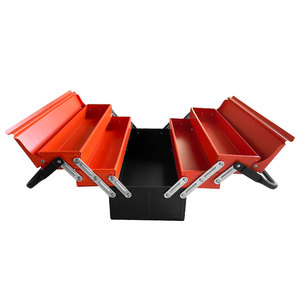 Portable Toolbox Multi-function Tool Organizer Square Cantilever Box Folding <b>Storage</b> Stackable <b>Low</b> Price - Product Image 4