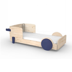 Cama Infantil <span class=keywords><strong>NOVA</strong></span> de Diseño Innovador con Forma de Coche de Madera en 6 Colores Diferentes para Dormitorio - Product Image 5