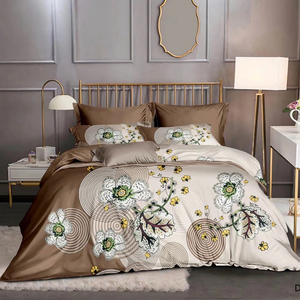 Shining Mua Khuyến Mãi Quilt Cover <span class=keywords><strong>Net</strong></span> Giá Thấp Nhất Màu Rắn Dâu Tằm Gối Gối Rửa Sang Trọng Bộ Đồ Giường - Product Image 5