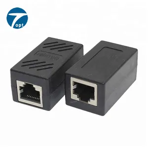 Factory Cat7/Cat6/Cat5e Ethernet Cable Extender RJ45 Coupler Female to Female Extension Cable Keystone Jack
