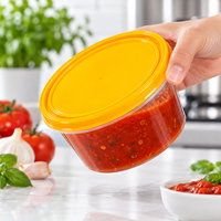 Couvercles de remplacement en plastique ronds hermétiques et étanches pour contenants alimentaires, pour le stockage et le remplissage de collations - Vente en gros