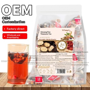Té Combinado de Maca, Morera, Jujuba Roja y Medlar (Liubao, Shibao, <span class=keywords><strong>Babao</strong></span>) 150g 30 Bolsas Venta al por Mayor - Product Image 1