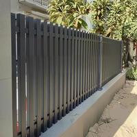 Clôture d'escalier en aluminium sans soudure de qualité supérieure, résistante à la rouille et aux UV, pour l'immobilier de luxe, garde-corps de jardin découpé au laser sur mesure