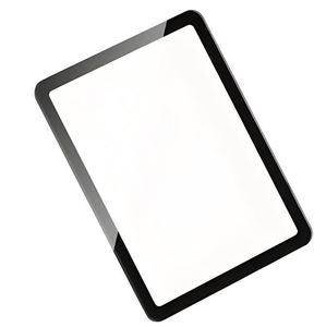 Panneau de lecteur de carte d'accès en acrylique noir personnalisé avec fenêtre d'affichage et trous pour LED - Product Image 4