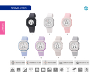 Montre numérique pour femme MINGRUI, écran carré rond, grand écran, étanche, montre numérique pour femmes, sport, alarme, calendrier, bracelet en PU, OEM