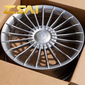 Rines de Aleación para Automóvil de Pasajeros, Multirradio, 17, 18, 19, 20 Pulgadas, 4x100, 5x112, 5x114.3, Plateado Cromado - Product Image 4