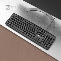 Teclado Estándar Profesional para Oficina, Resistente al Agua, con Diseño Estadounidense, al Mejor Precio al por Mayor