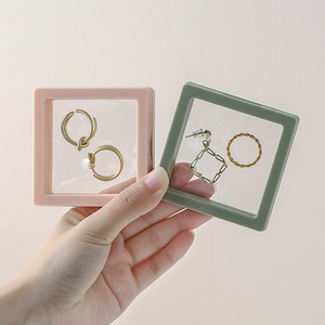 Jewelry Storage <b>Box</b> Foldable 7x7 9x9 Solid Color Anti Oxidation Display Packaging Organizer for Bracelet Necklace Jewelry - Product Image 3