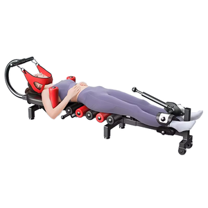 Cama Metálica Plegable Ajustable para Estiramiento de Columna Vertebral con Dispositivo Extensible para Estiramiento Cervical, Sillas y Soportes de Entrenamiento - Product Image 1