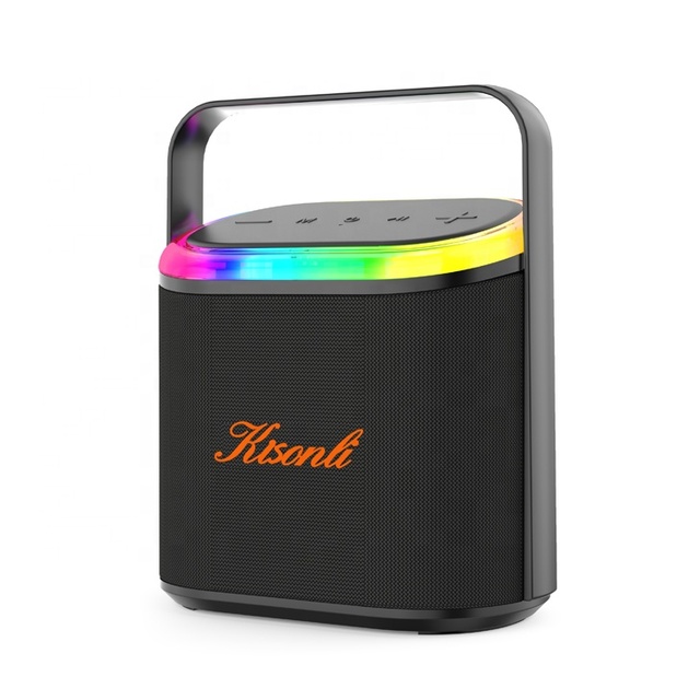 Best Selling Kisonli K28 Wireless Stereo Speaker With USB and TF Card Speaker Round Shape Blue Tooth Wireless Speaker