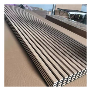 Акустические панели SHENGTAI из современных деревянных реек для звукоизоляции и декоративной отделки стен в гостиной, спальне, студии - Product Image 1