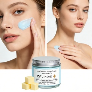 ครีมบำรุงผิว 50 มล. น้ำผึ้งธรรมชาติจากหญ้าเลี้ยงสัตว์และน้ำมันมะกอก ช่วยฟื้นฟู บรรเทาอาการอักเสบ สำหรับผิวธรรมดา รับผลิตแบบ OEM - Product Image 2