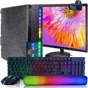 สำหรับเดสก์ท็อป Dell กล่องสมบัติสีดำ RGB 22 "จอมอนิเตอร์ Quad Core I5 3.6g 16g RAM 512G SSD แป้นพิมพ์ RGB WiFi DVD - Product Image 5