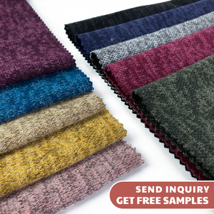 TR ANGORA Brushed MELANGE <strong>Hacci</strong> Knitting Textile <strong>Fabric</strong> for Winter - Product Image 6