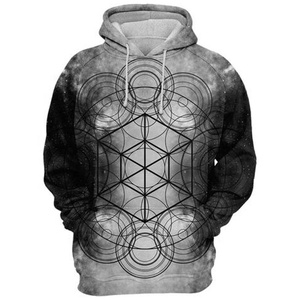Wholesale Custom 3D Print Design Sublimated Hoodies Oversize Hoodies - Product Image 3