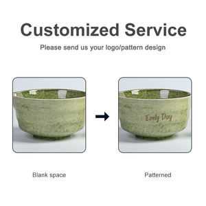 Tigela de Chá Verde Matcha com Bico, Batedor de Chá Matcha de Bambu, Tigela de Matcha de Porcelana, Tigela de Matcha de Cerâmica, Feita à Mão no Japão - Product Image 3