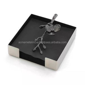 Servilletero de Metal Moderno, Estilo Elegante, Perfecto para Decoración de Mesa de Comedor, Accesorio de Cocina con Estilo - Product Image 3